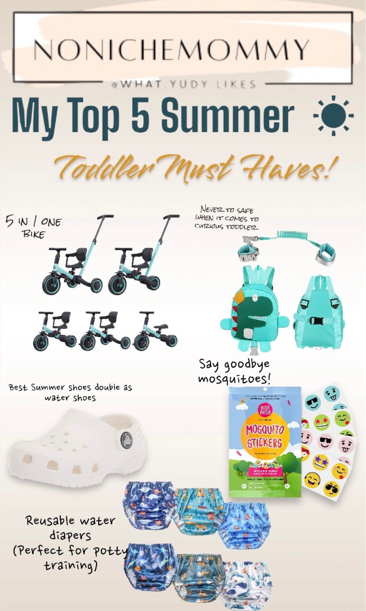 If you want to enjoy a fun summer with a toddler here are my top 5 must haves to keep you and your little one happy lol summer long 

#LTKswim #LTKtravel #LTKkids