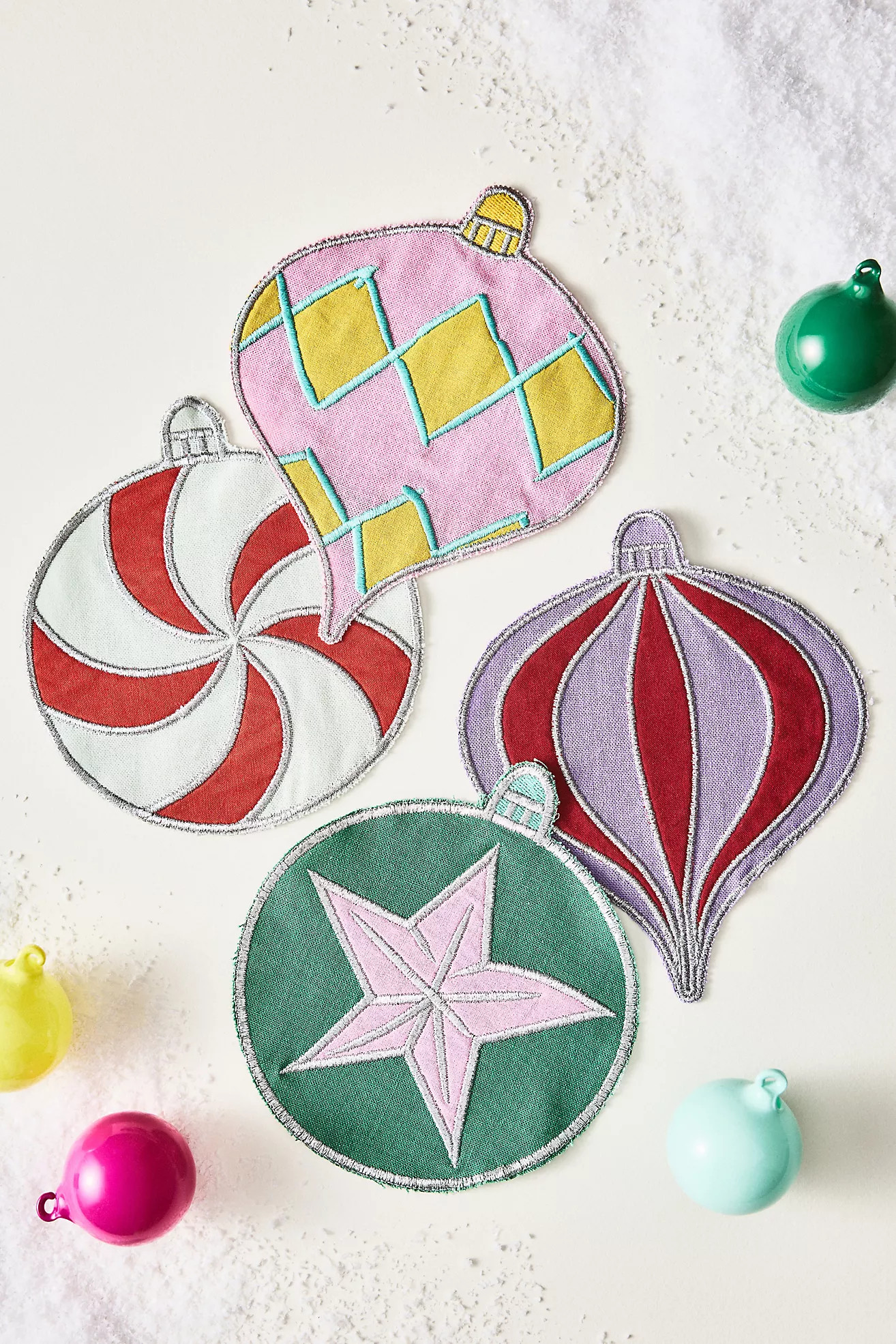 Tinsel Cocktail Napkins, Set of 4 | Anthropologie (US)