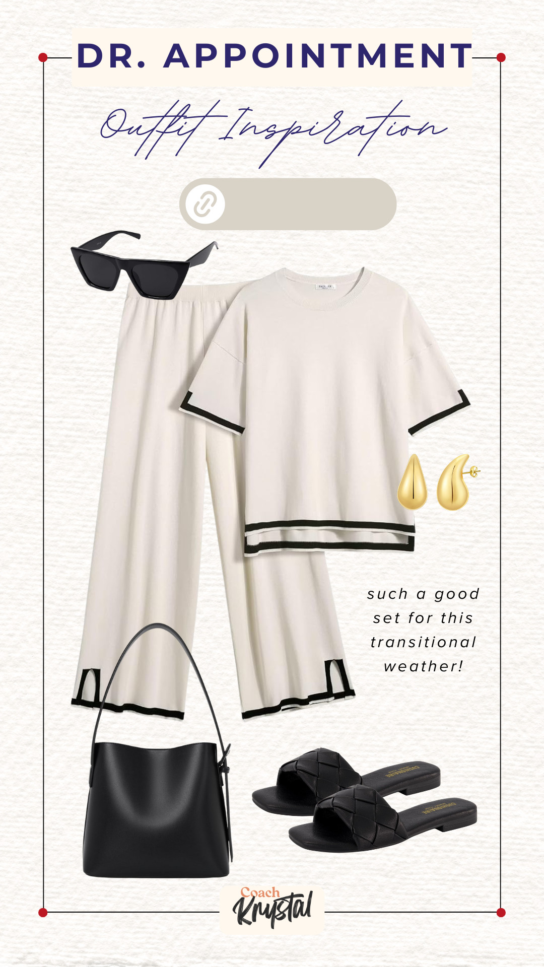 Dr. Appointment outfit idea, you can get all of this for under $100! Obsessed with this matching set that's trending right now, it's perfect for this transitional weather. 

 #LTKSeasonal #LTKStyleTip #LTKBump