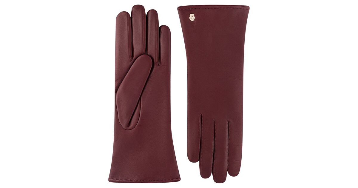 Roeckl Full Finger Gloves 'Prag' in Wine Red | ABOUT YOU | ABOUT YOU (DE)