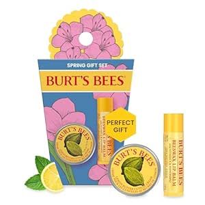 Burt's Bees Easter Basket Stuffers - Spring Surprise Gifts Set, Original Beeswax Lip Balm and Lem... | Amazon (US)