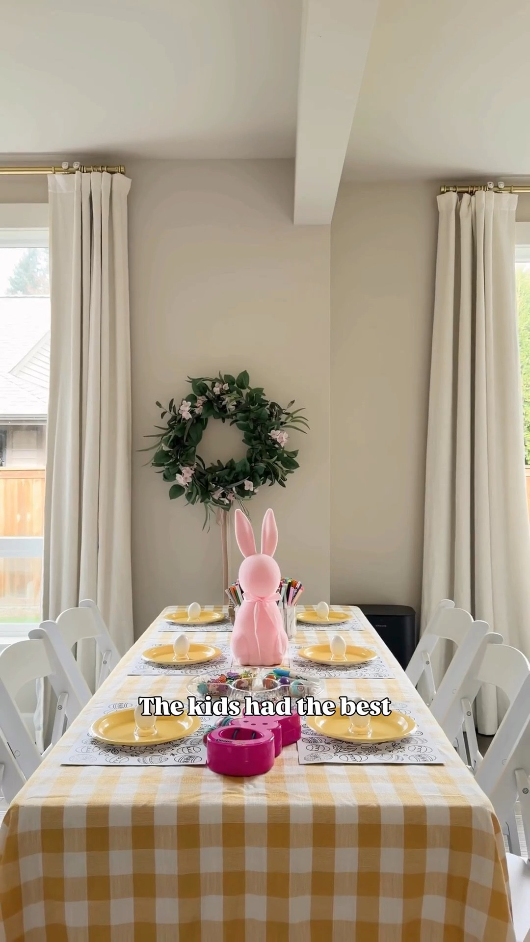 Mess free egg decorating station! 🥚🎨🐰 The kids decorated wooden eggs after the egg hunt using the Eggmazing Decorator! It makes egg decorating so easy and pretty, even my three year old could do it. #eggdecorating #easterforkid

Baseball stand ge balls, egg decorator, gems stickers, paper plates, wooden eggs, tablecloth, table, coloring placemats, serving tray, acrylic pencil holder, chairs

#LTKKids #LTKSeasonal #LTKHome