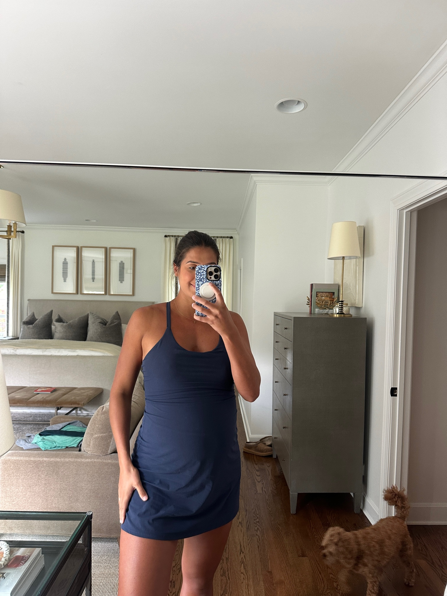 Rhoback tennis dress, TTS with detachable built in shorts (great for going to the bathroom esp while pregnant!!). Activewear dress 

#LTKFitness #LTKBump
