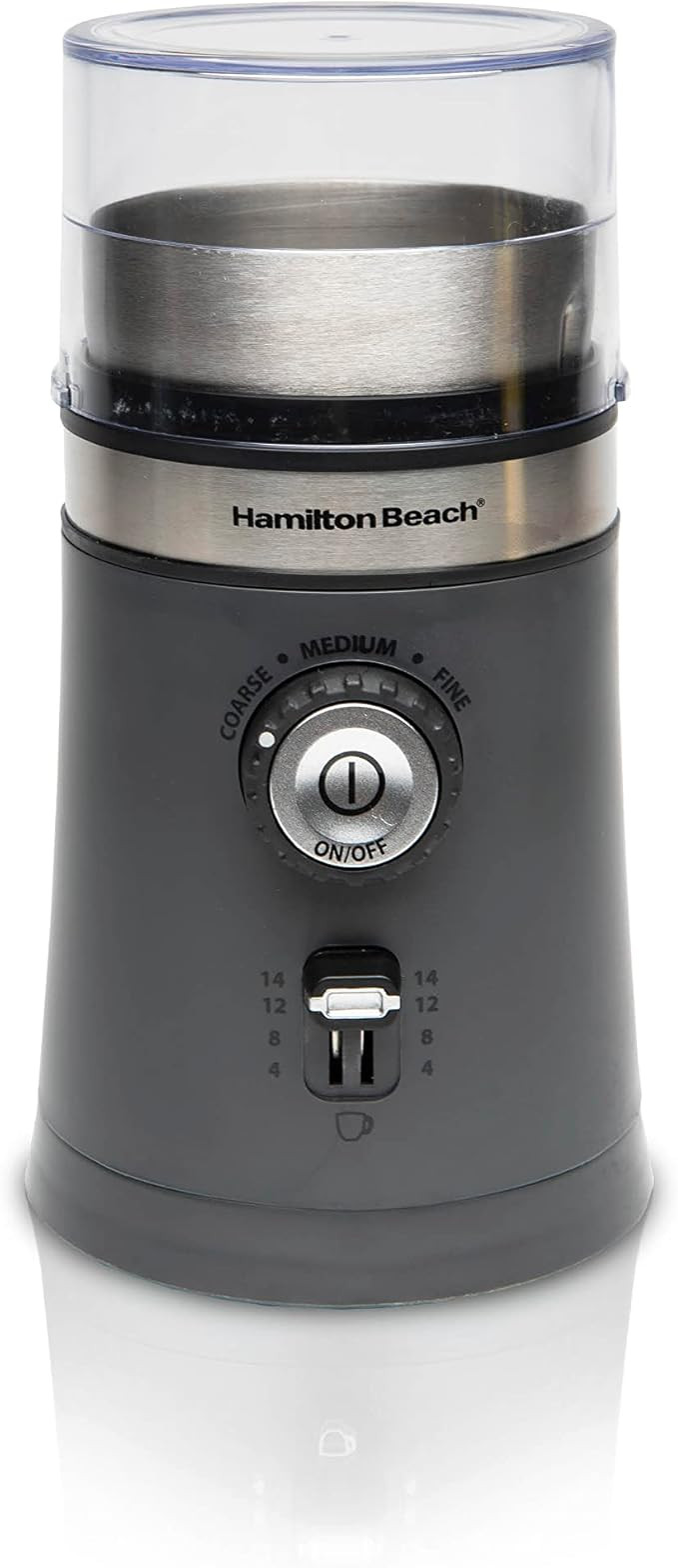 Hamilton Beach Electric Coffee Grinder for Beans, Spices and More, with Multiple Grind Settings f... | Amazon (US)