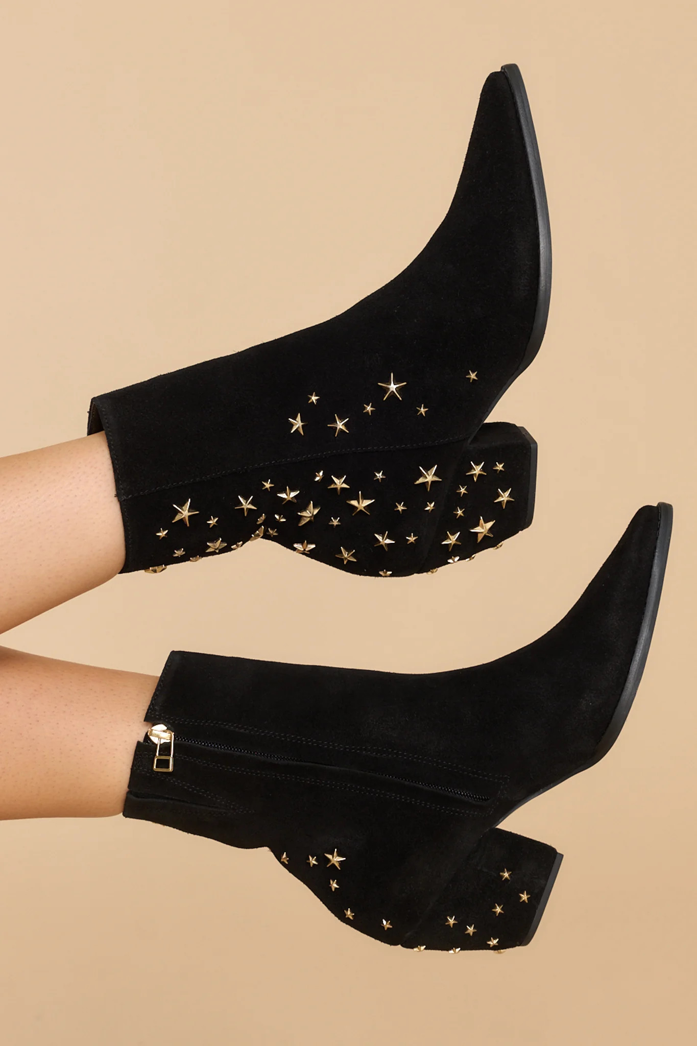 Caty Black Limited Edition Ankle Boots | Red Dress 