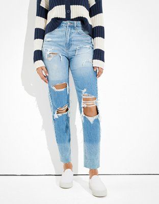 AE Ripped Mom Jean | American Eagle Outfitters (US & CA)