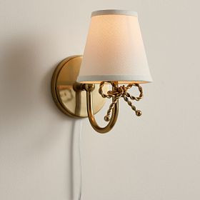 Forget-Me-Knot Bow Sconce (7"x11") | Pottery Barn Teen