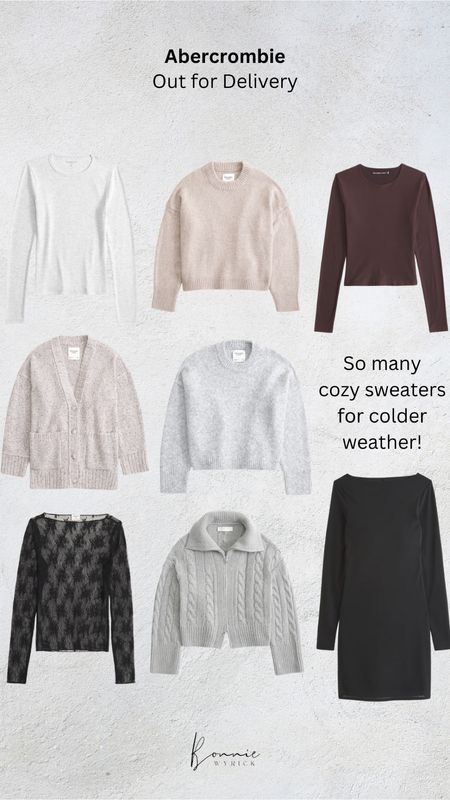 So excited for these winter staples to arrive from Abercrombie 😍 Sweater Weather | Mesh Dress | Lace Top | Knit Cardigan | Knit Sweater

#LTKSeasonal #LTKmidsize #LTKstyletip