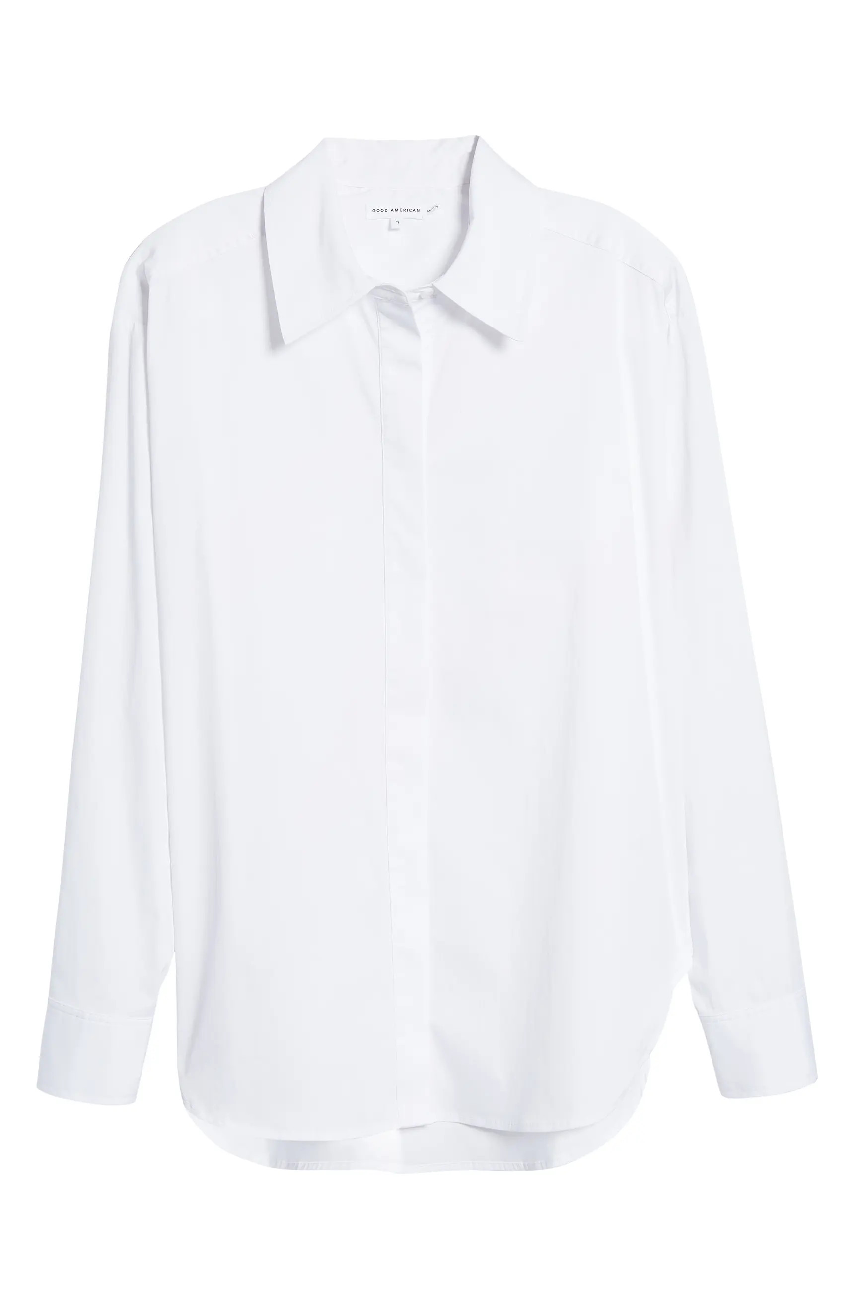 Gender Inclusive Stretch Cotton Blend Button-Up Shirt | Nordstrom Rack
