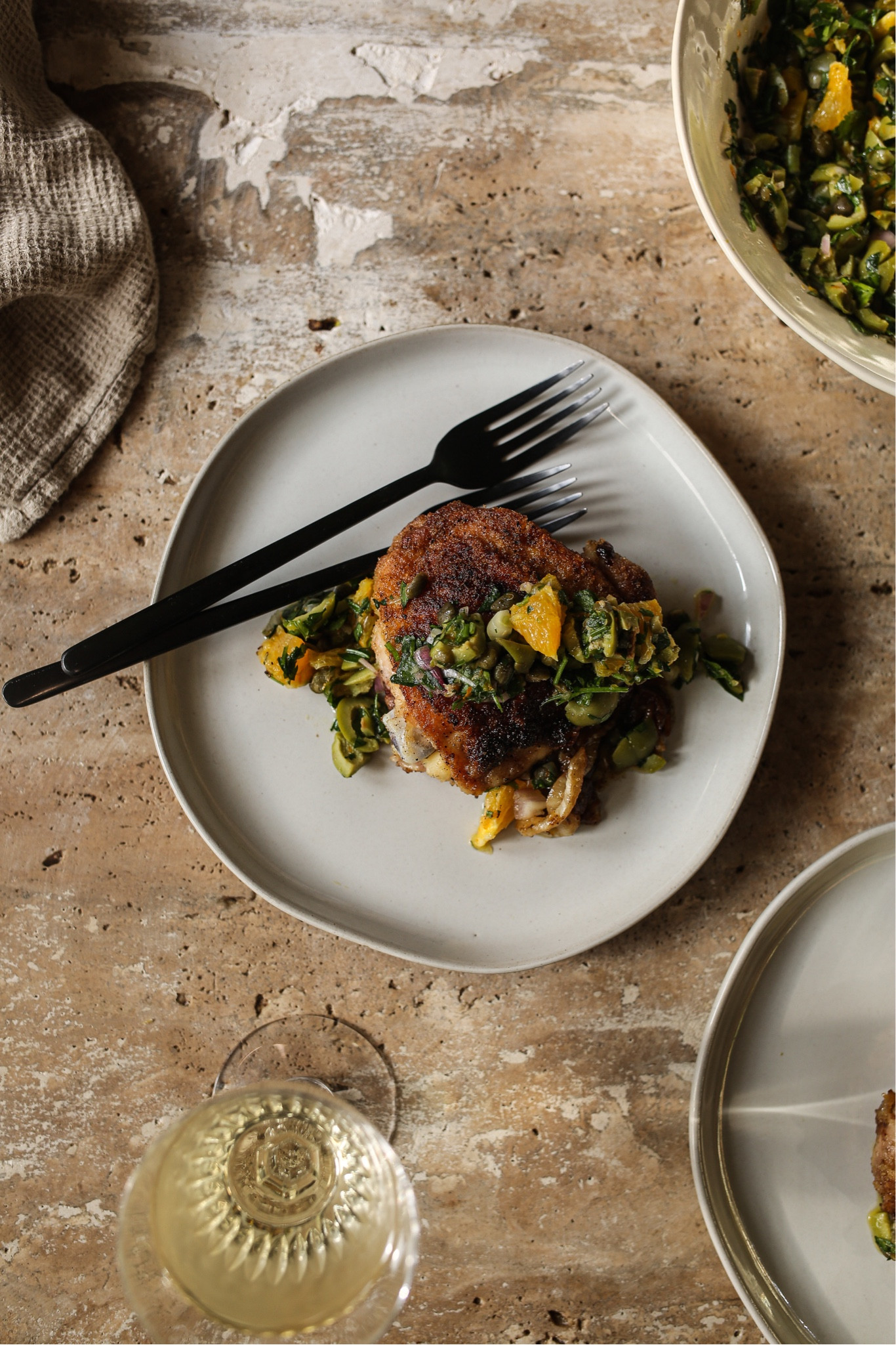 Everything needed to make my crispy chicken thighs with herby orange and green salsa sauce 

#LTKhome