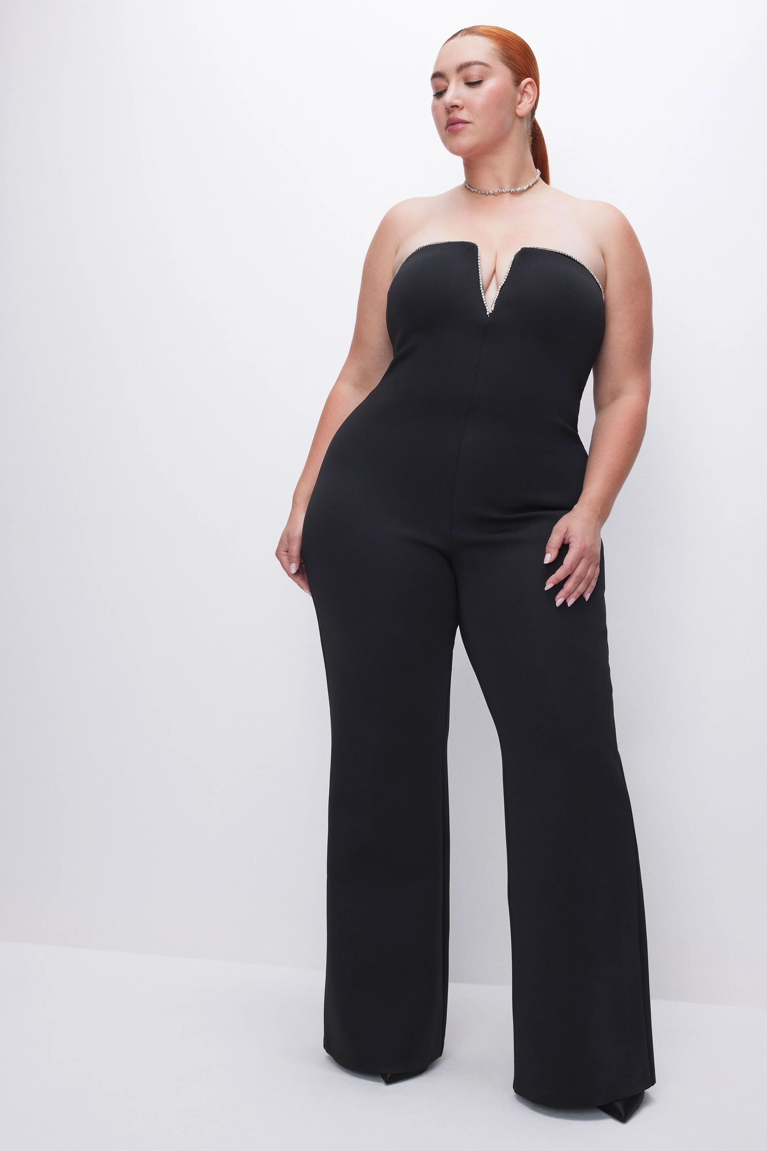 SCUBA CRYSTAL JUMPSUIT | Good American