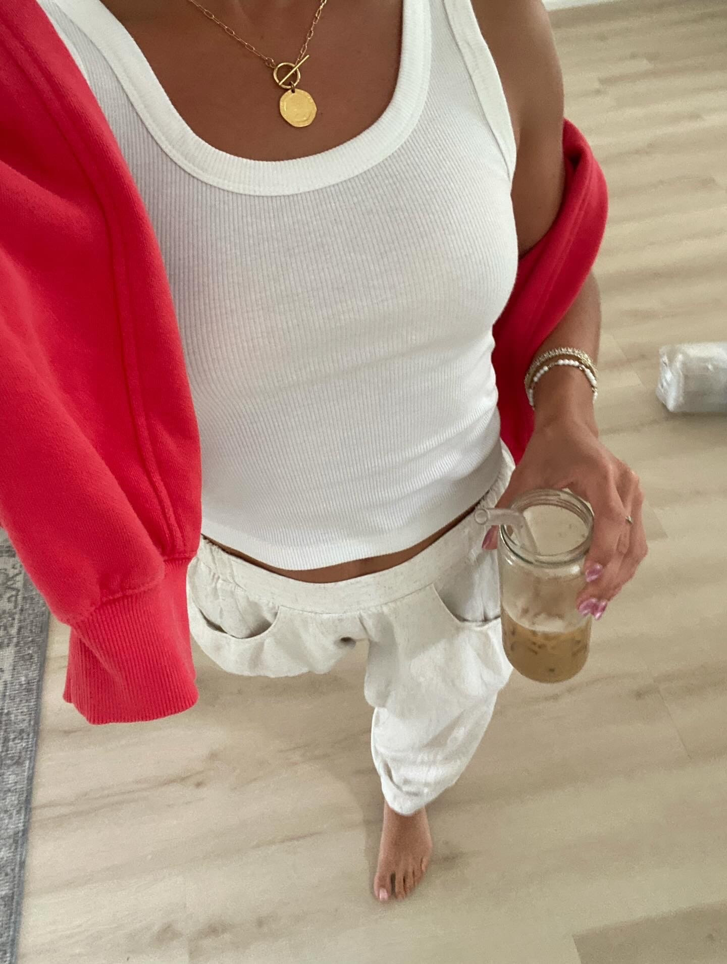 Ribbed tank top, linen trousers, barrel pants, resort wear, vacation outfit, summer fashion, summer outfit, summer styles 

#LTKStyleTip #LTKSeasonal #LTKFindsUnder50