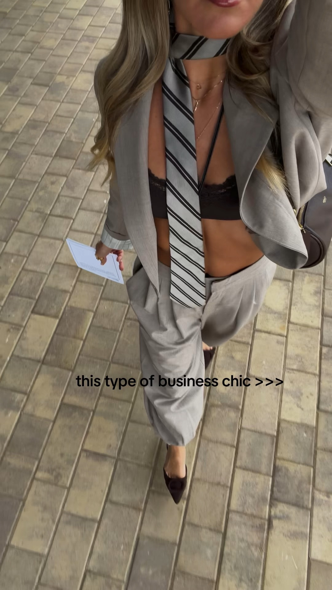 i think i need an office job now…

@Aritzia 

xs blazer
size 2 pant 
small bralette