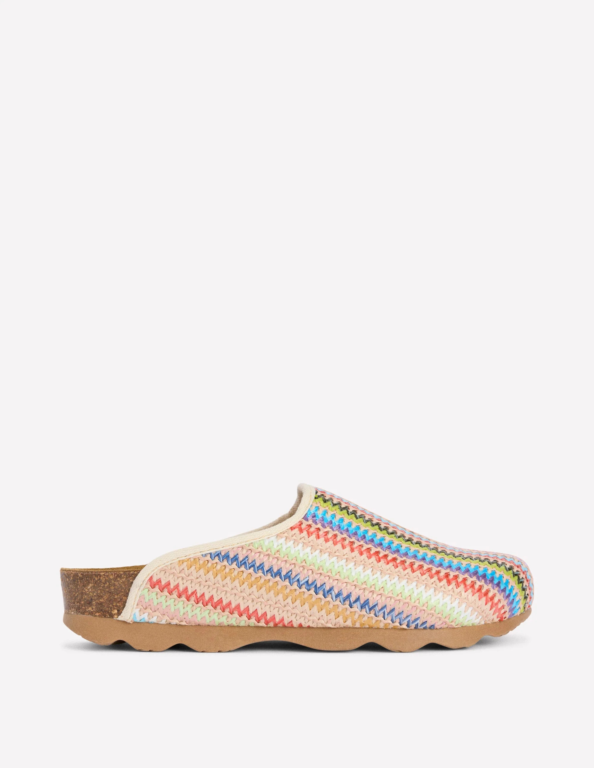 Lyla Colour Block Clogs-Multi Weave | Boden (US)