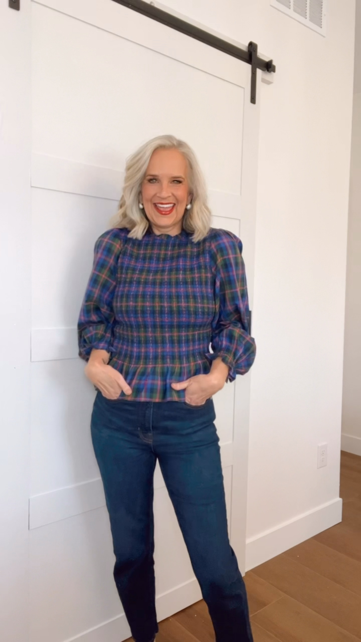 Holiday plaid are my fav!
Wearing a small in both

#LTKHoliday #LTKOver40 #LTKFindsUnder50