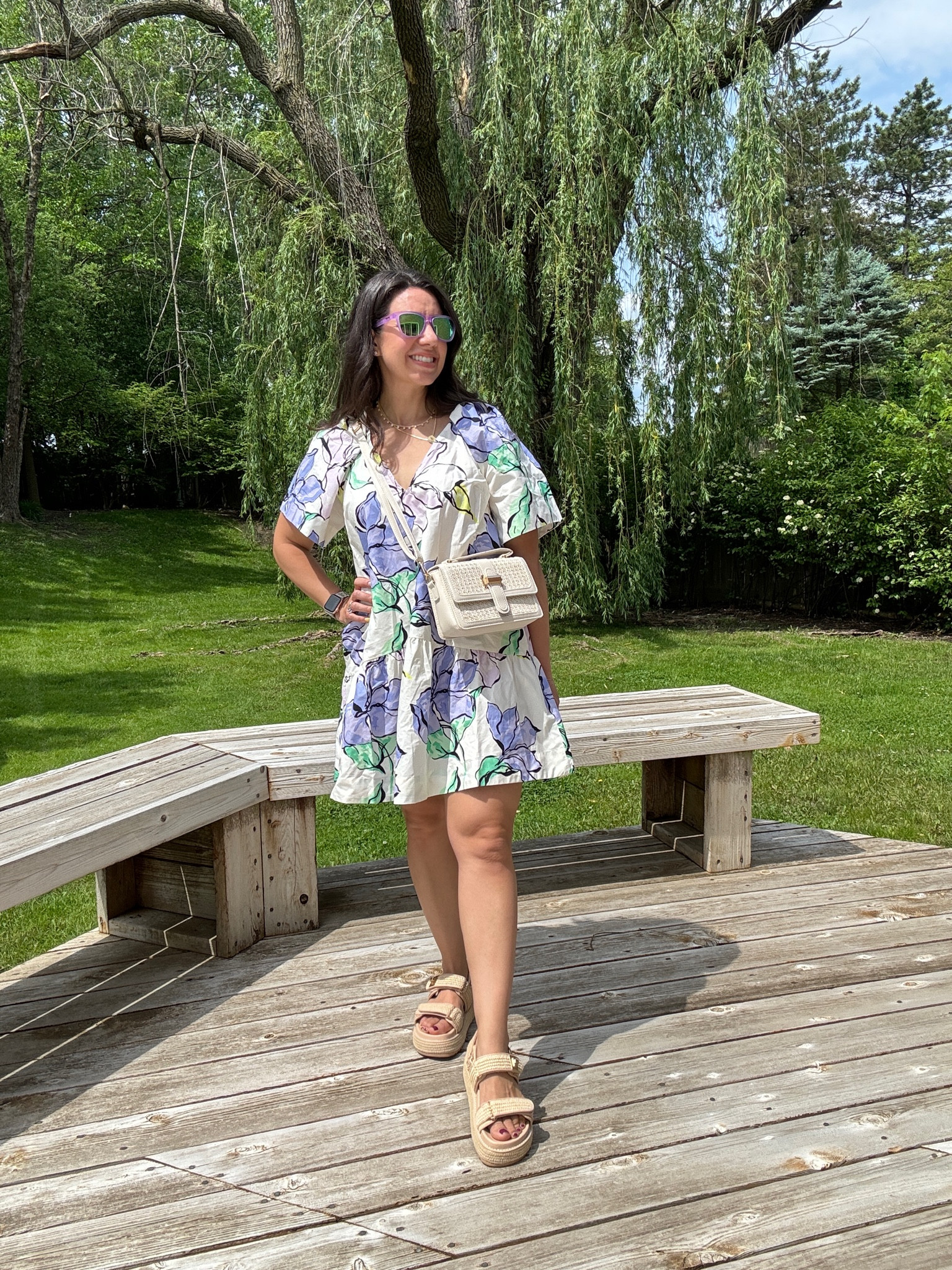 $30 Target summer dress and my favorite dad sandals! I have a small. 

#LTKFindsUnder100 #LTKStyleTip #LTKFindsUnder50