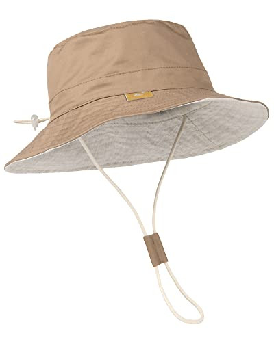 Baby Sun Hat for Boy Girl Toddler Summer Bucket Hat Kids Sun Protection Beach Hat Cotton Baby Hat... | Amazon (US)