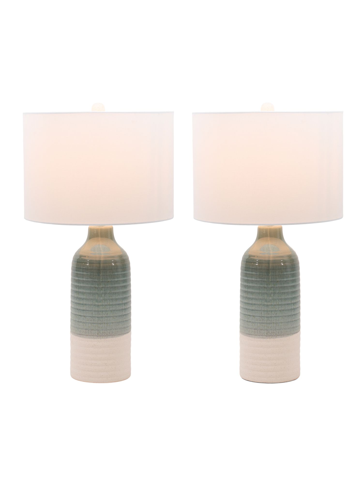 Set Of 2 26in Ceramic Ombre Lamps | TJ Maxx