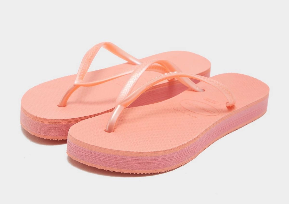 Pink Havaianas Slim Platform Flip Flops Women's | JD Sports UK | JD Sports (UK)