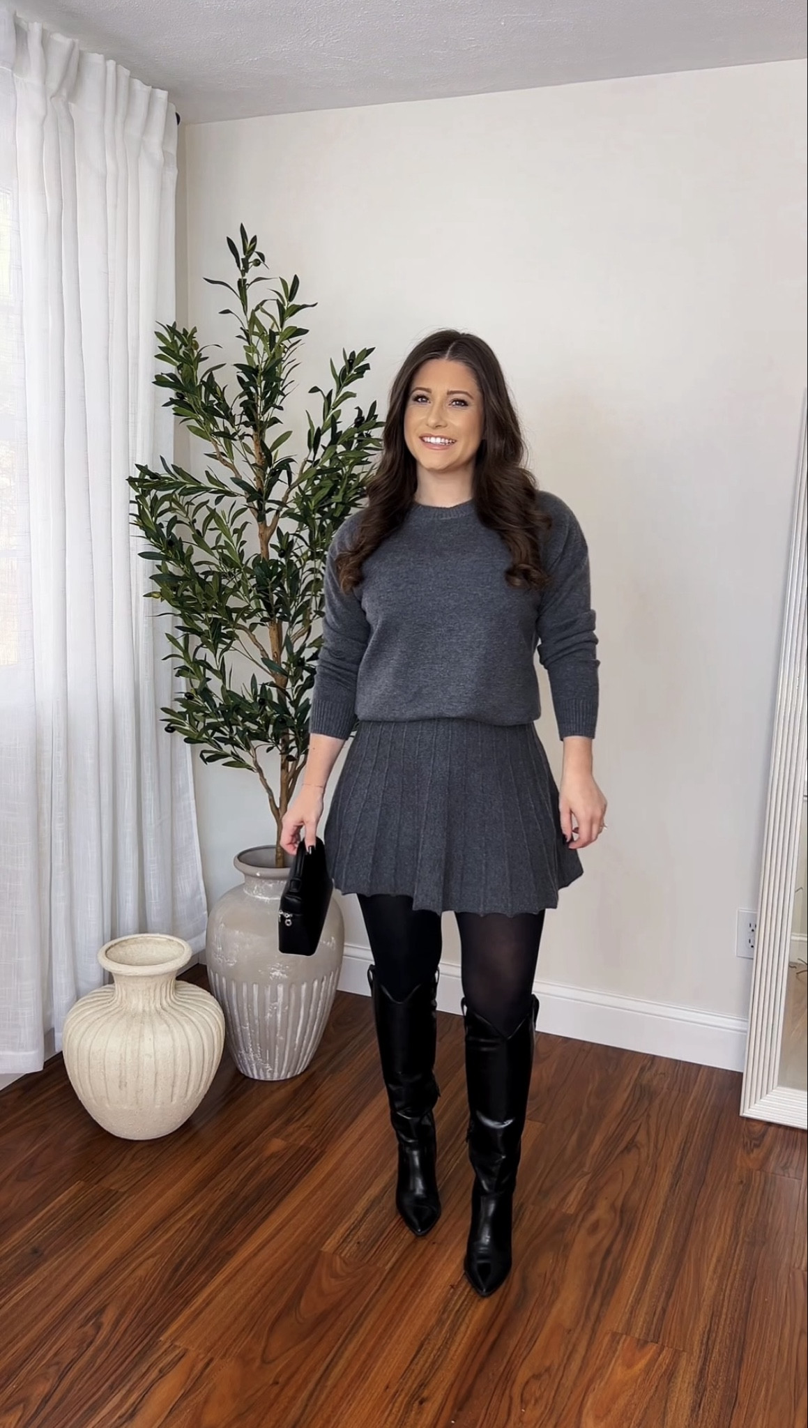 Winter Chic ❄️ Cozy Amazon Sweater Set | i’m 5’1 wearing size Small 

#LTKHoliday #LTKPetite #LTKootd