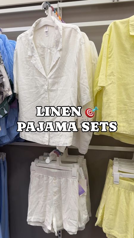 Linen Pajama Sets 🎯 New at Target! Loving these for summer! Also come in a pant options + button down shirt option! 

Follow me for more affordable fashion and Target finds!



#LTKStyleTip #LTKOver40 #LTKFindsUnder50