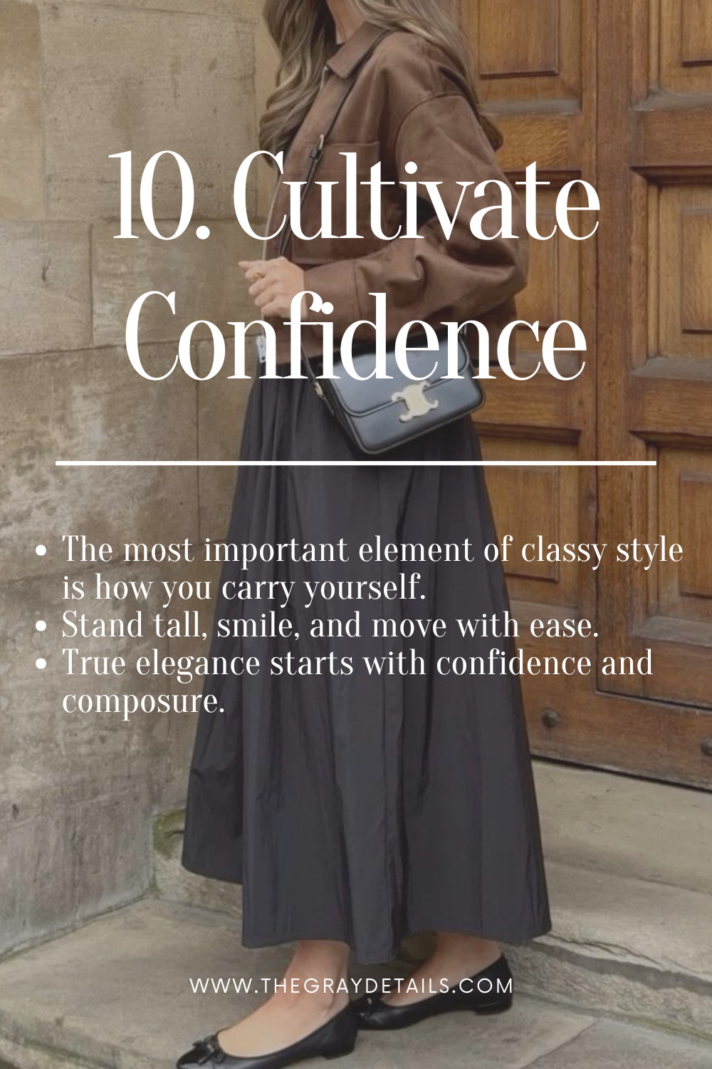 The most important element of classy style is how you carry yourself. Stand tall, smile, and move with ease.
True elegance starts with confidence and composure. 

 #LTKSeasonal #LTKStyleTip #LTKWorkwear