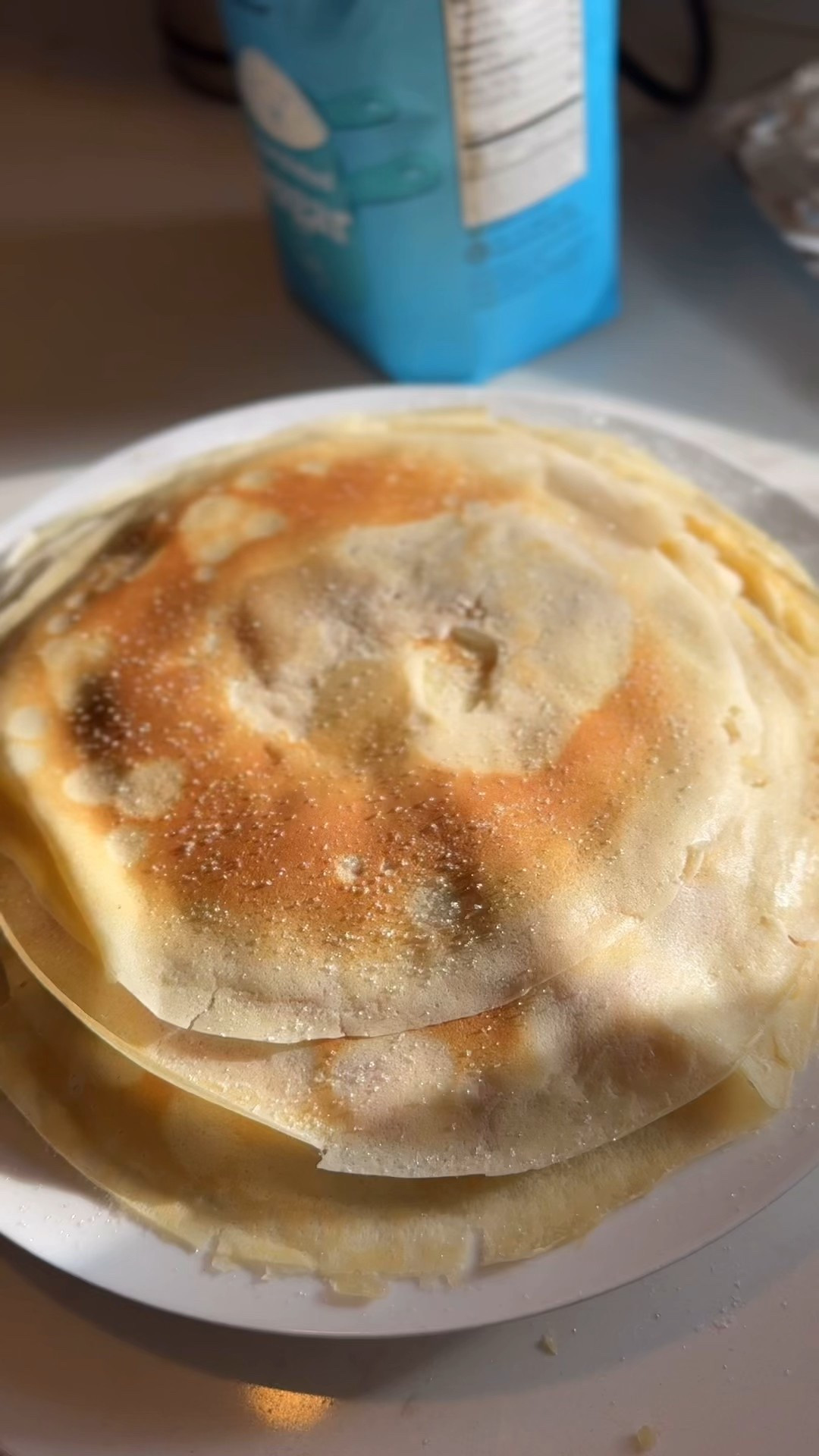 These came out so good. I just had to share. I made French crêpes for my sons and their friends, and it was a huge success! This Amazon crêpe maker makes it easy and foolproof! The crêpes came out perfectly thin!

#LTKfoodie #LTKmorningroutine #LTKmomlife