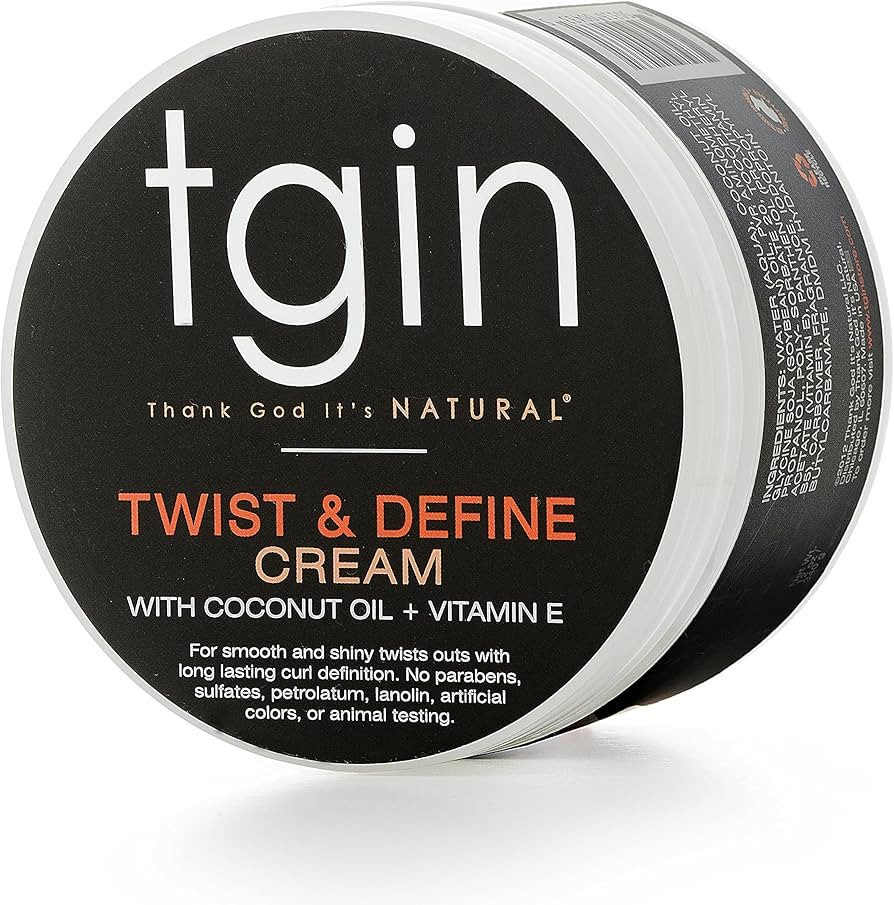 Thank God It's Natural tgin Twist and Define Cream, Hair Styling Cream - 12 Oz, Curly Hair - Para... | Amazon (US)