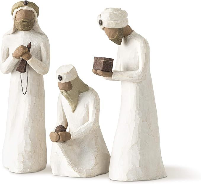 Willow Tree The Three Wisemen, Sculpted Hand-Painted Nativity Figures, 3-Piece Set | Amazon (US)