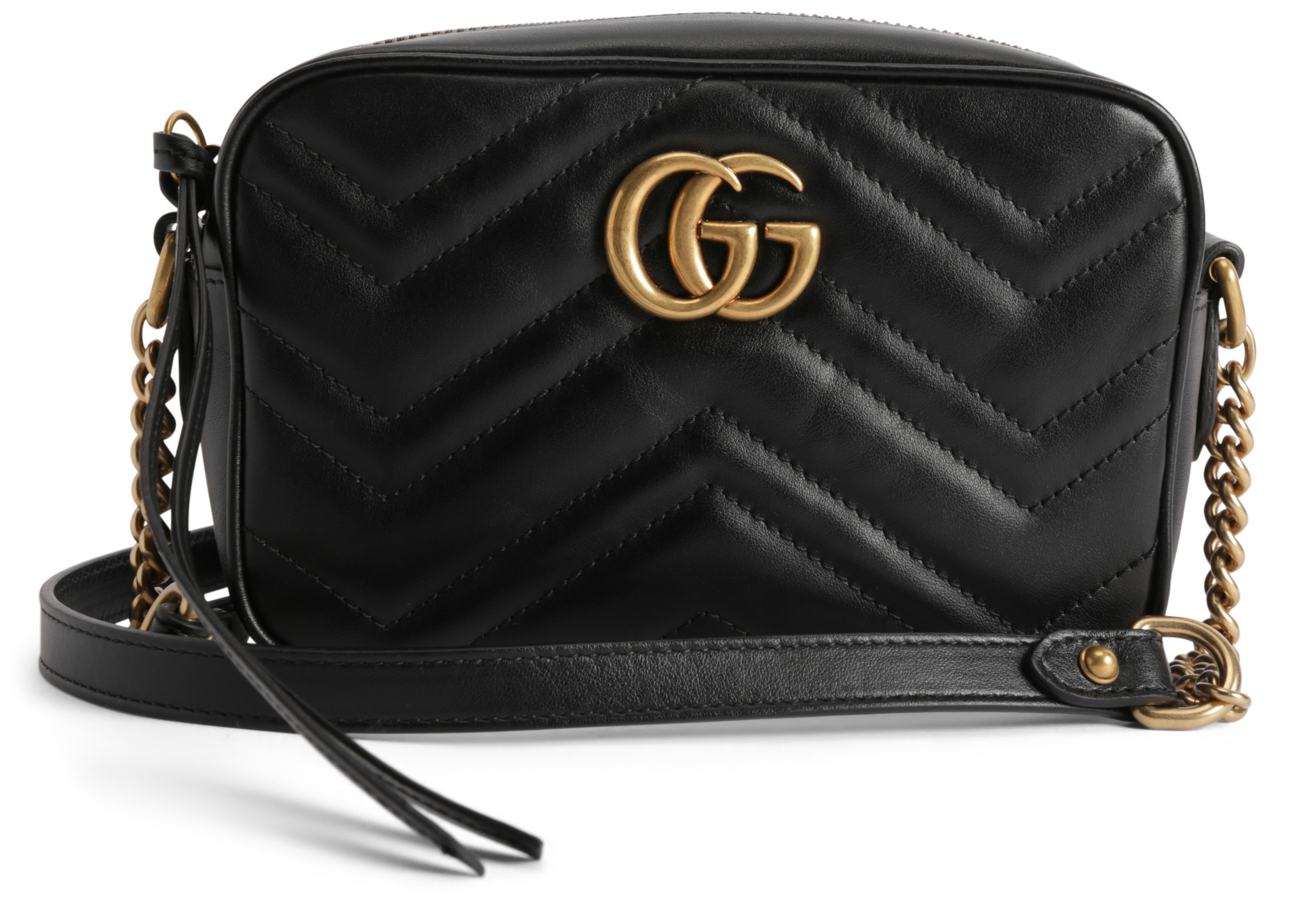 Women's Gucci GG Marmont Camera Bag Matelasse Mini in Black | StockX