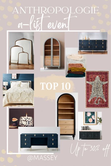 Anthropologie a-list event. Some of my favorite items are up to 30% off. 

#LTKsalealert #LTKhome