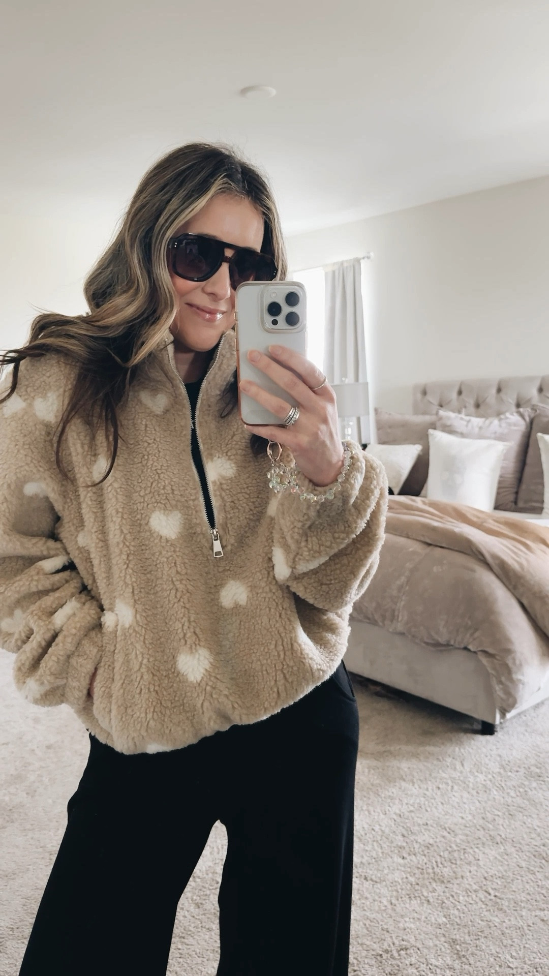 The color and fit of this fleece ⭐️⭐️⭐️⭐️⭐️ and the cutie heart pattern 🤎🤍🤎🤍

#LTKmomlife #LTKActive #LTKdayinmylife