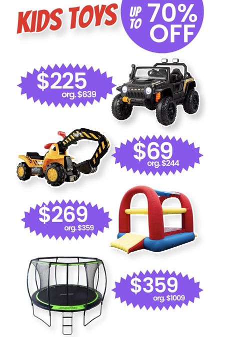 CHRISTMAS DEALS!!! Shop early & save on these little kids outdoor toys!! Up to 70% off!!

#LTKGiftGuide #LTKkids #LTKsalealert