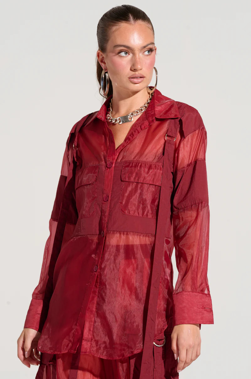 CELINE BUTTON DOWN SHIRT | AKIRA