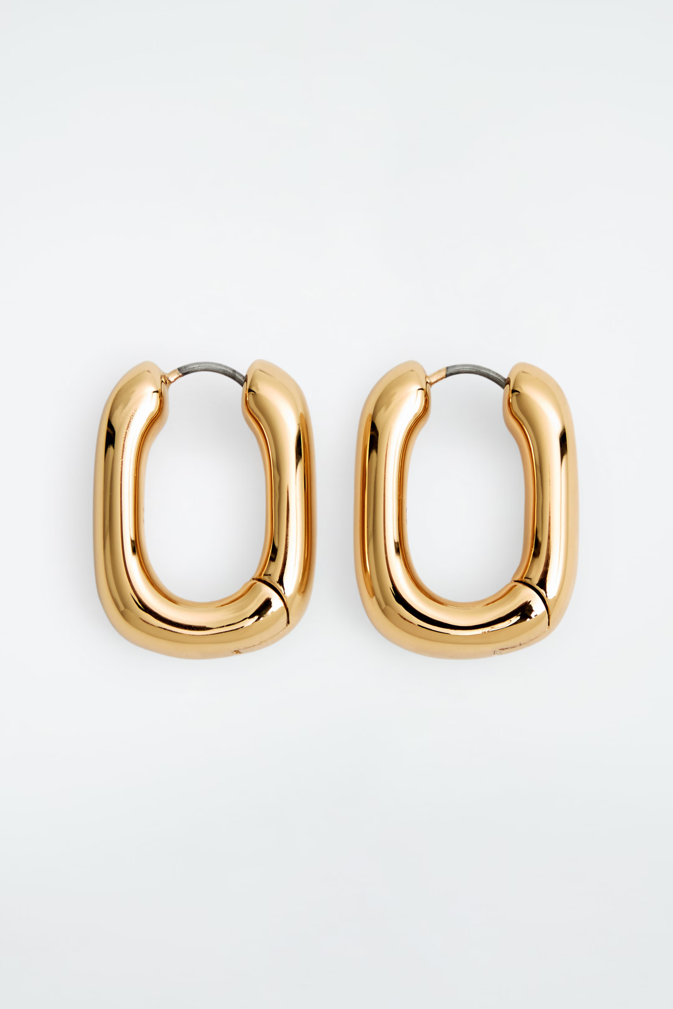 CHUNKY SQUARED HOOP EARRINGS - GOLD | COS (EU)