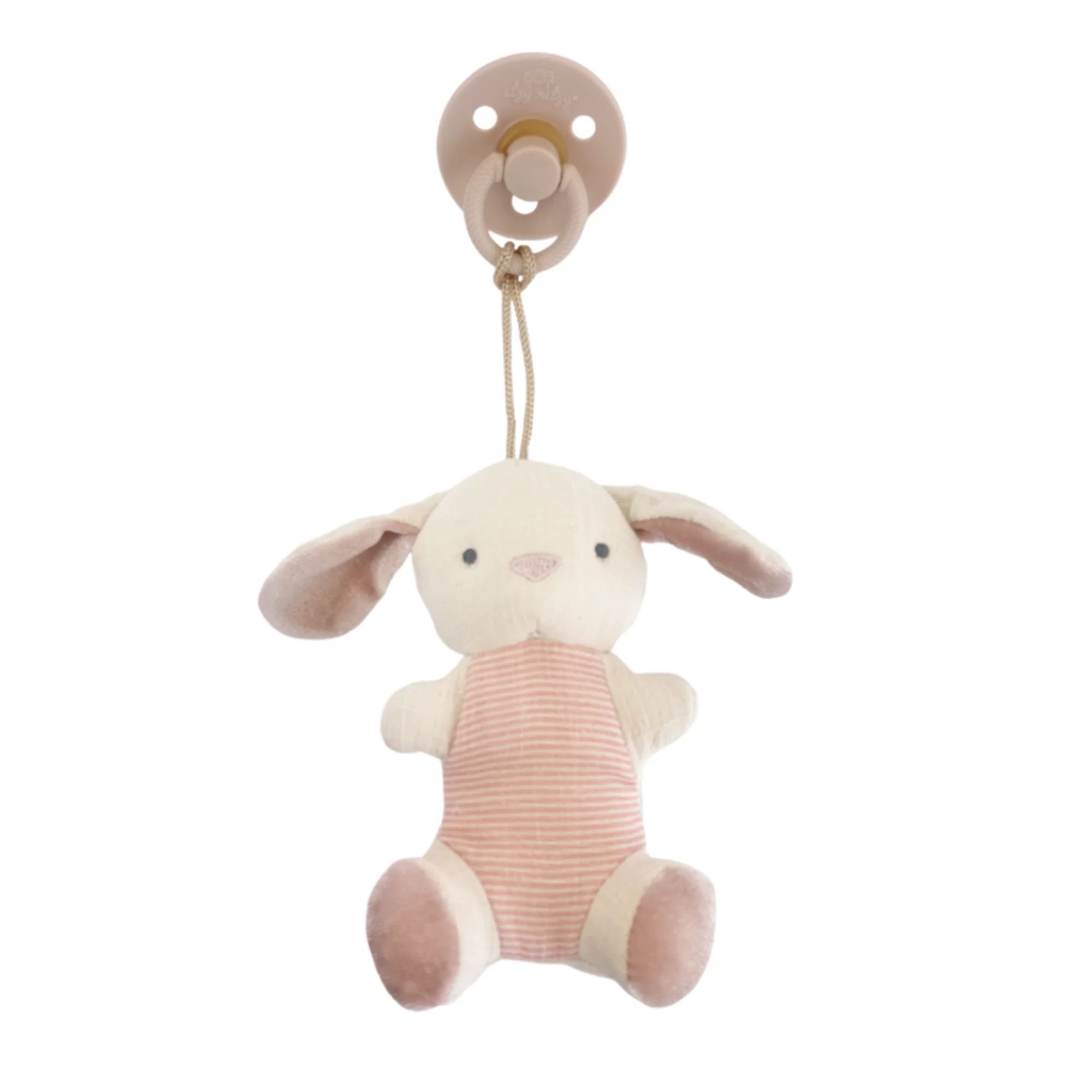 Rubber Pacifier & Animal Pal, Bunny | SpearmintLOVE