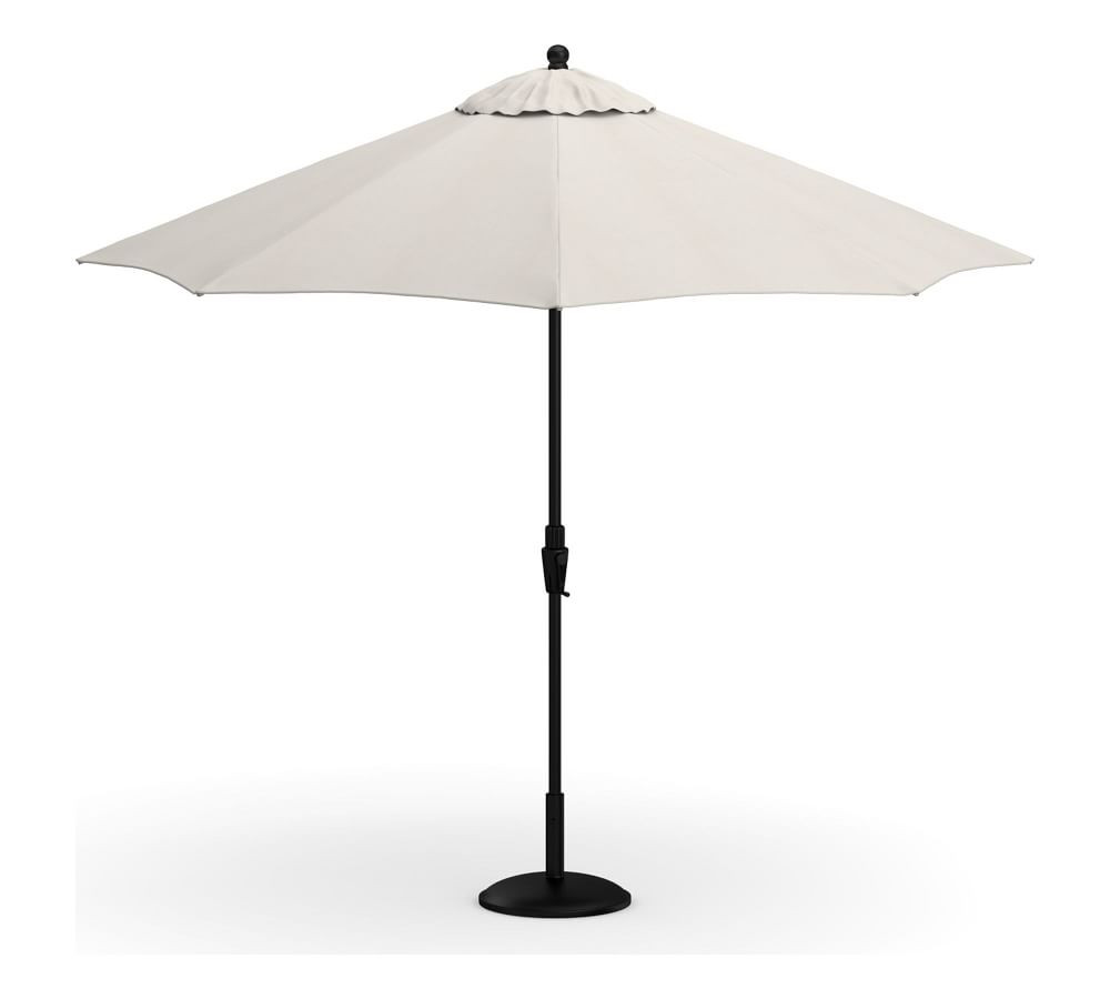 9' Round Outdoor Patio Umbrella – Rustproof Aluminum Tilt Frame | Pottery Barn (US)