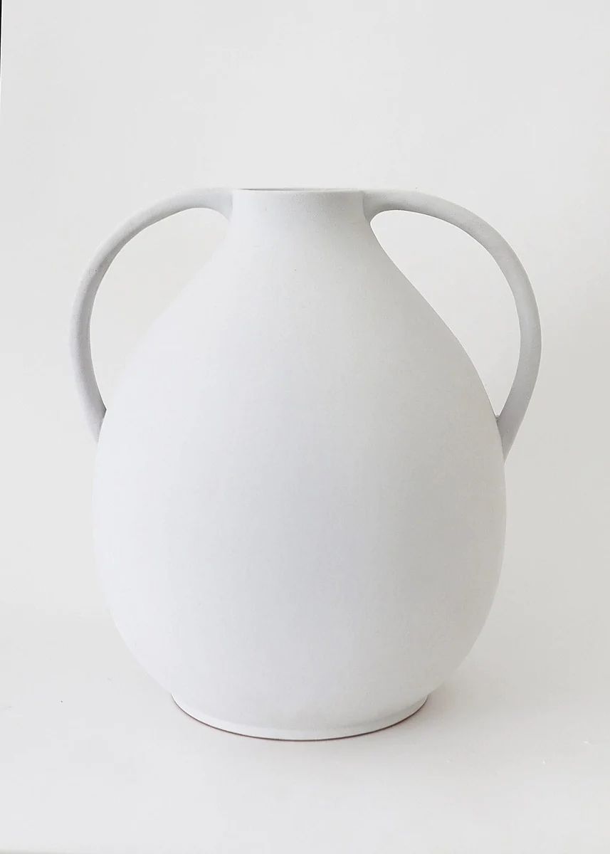 Afloral Natural White Clay Jug Vase - 14 | Afloral (US)