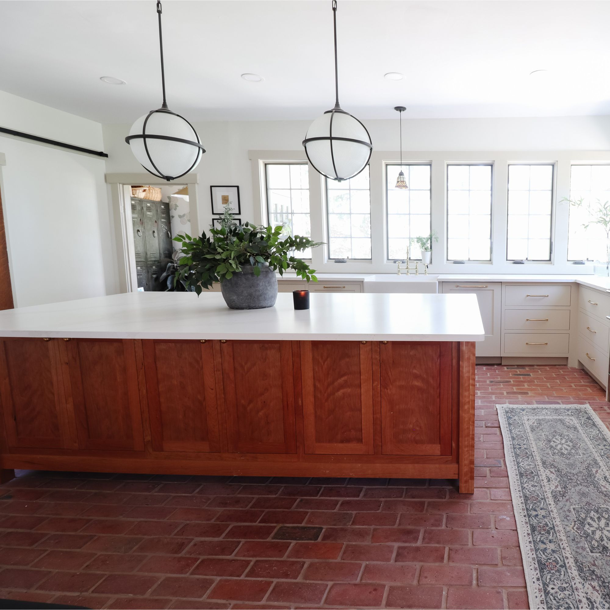 Proof that natural light + a big island = the dream kitchen. Linking similar lighting, hardware, and farmhouse details to recreate this look ✨ 

 #LTKHome
