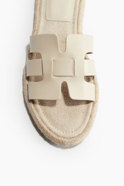 Espadrille sandals - Beige - Ladies | H&M GB | H&M (UK, MY, IN, SG, PH, TW, HK)