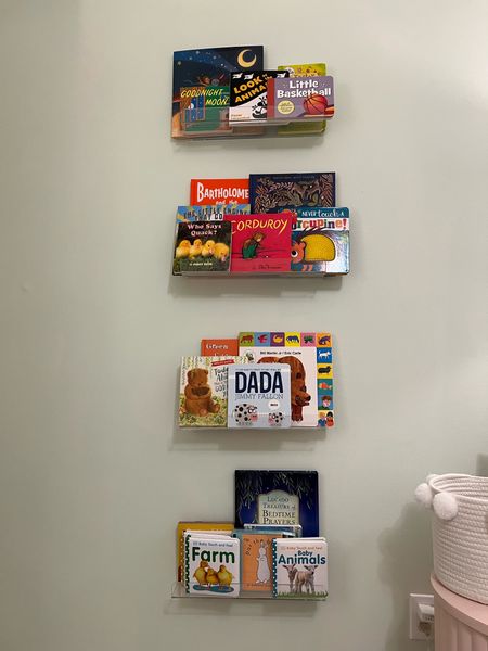 Nursery bookshelves 

Acrylic bookshelf  

#LTKbump #LTKhome #LTKbaby