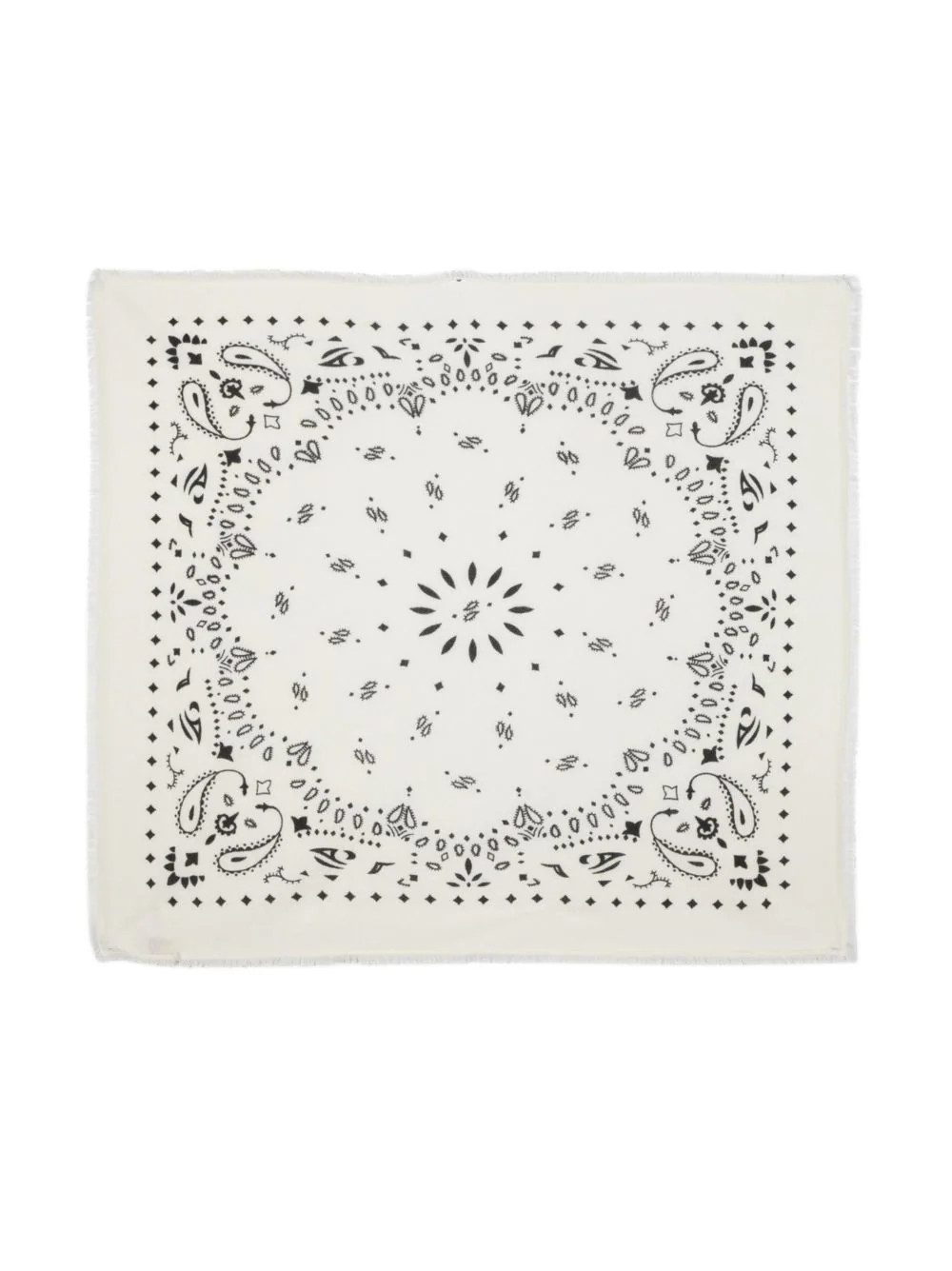 kujten large paisley-print bandana - White | Farfetch Global