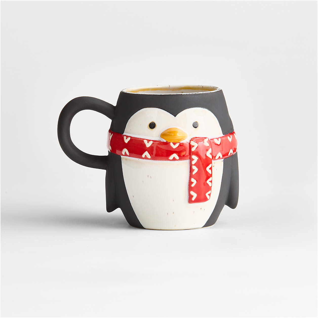 Cozy Penguin 14.5-oz. Holiday Mug + Reviews | Crate & Barrel | Crate & Barrel