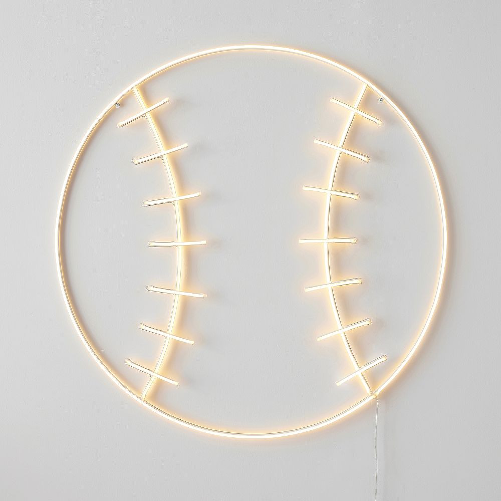 Baseball Neon Light | Pottery Barn Teen