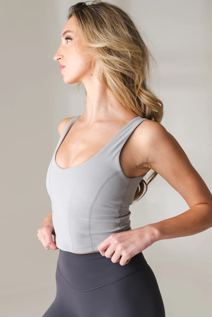 Cloud II™ Corset Tank - Fossil | Vitality