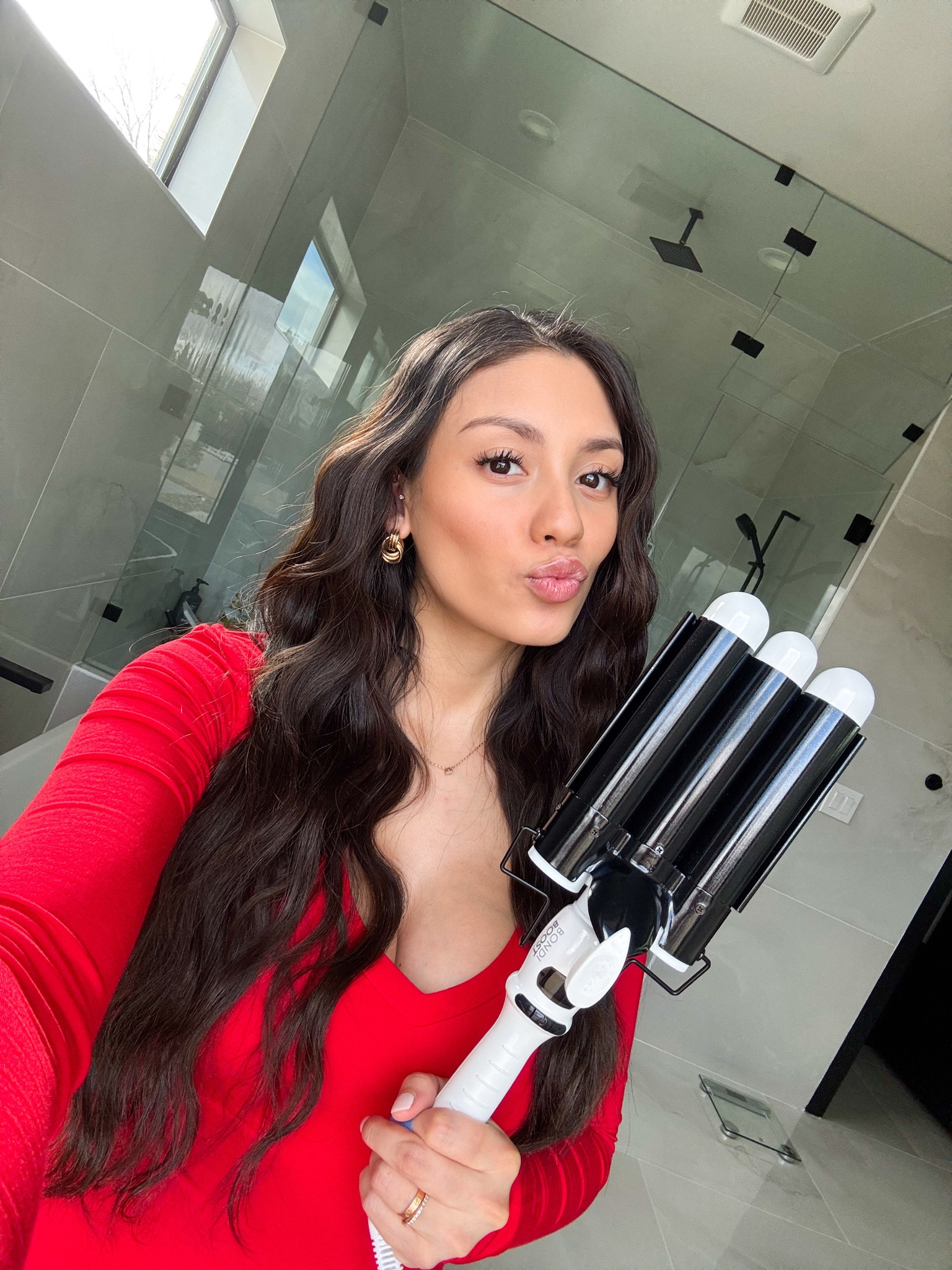 New earrings & my favorite hair waver❤️

#LTKBeauty #LTKStyleTip