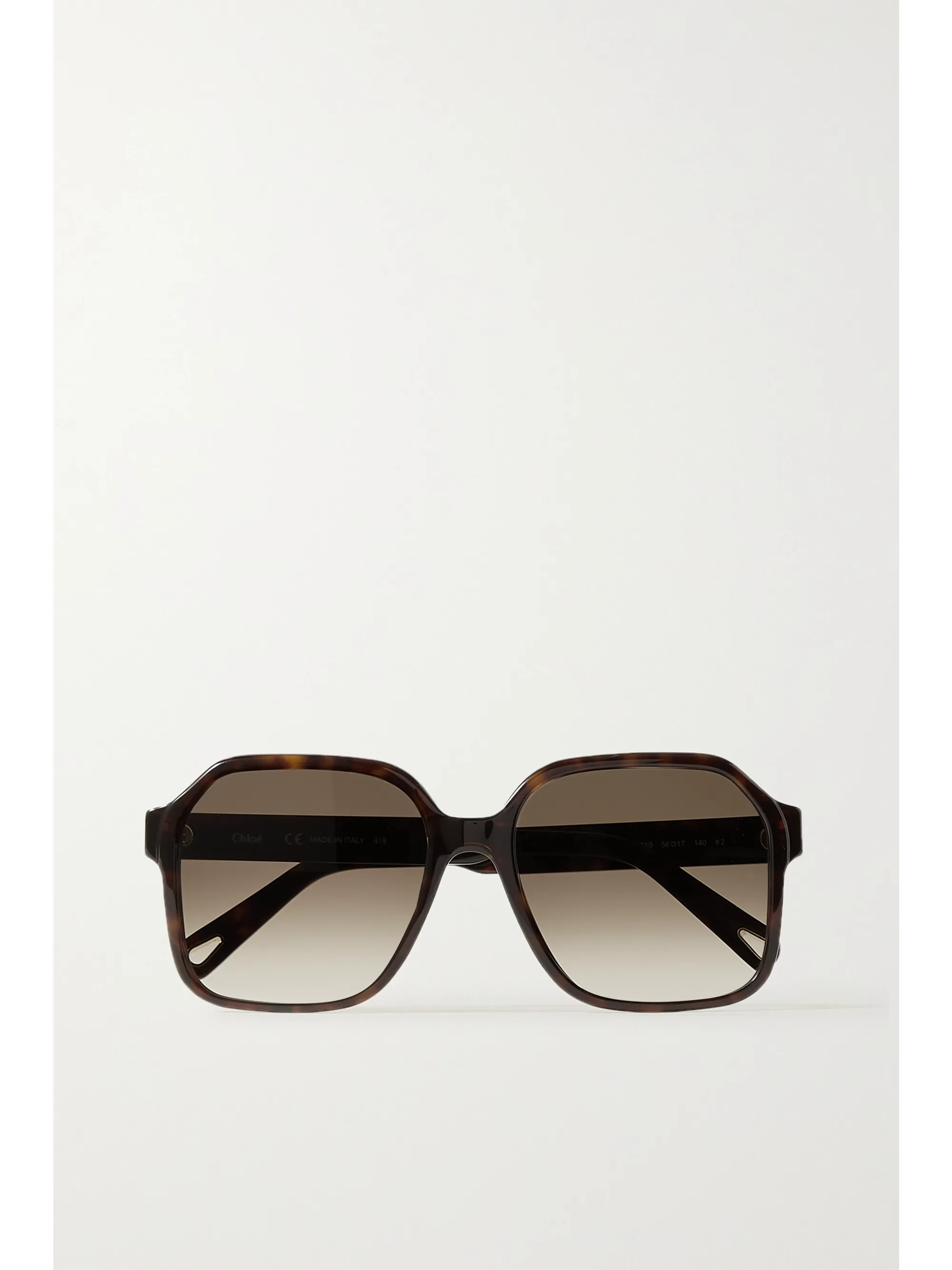 Willow square-frame tortoiseshell acetate sunglasses | NET-A-PORTER (US)