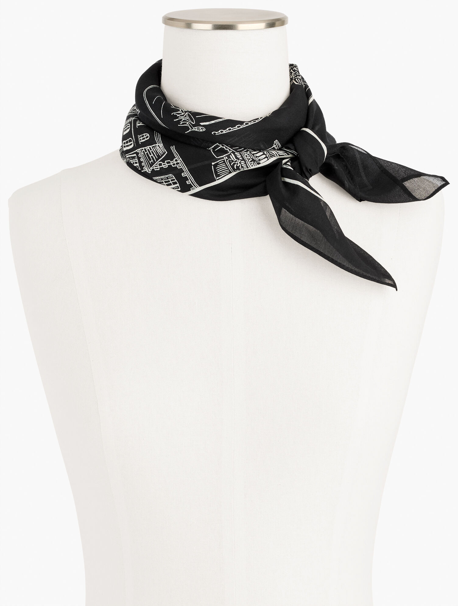 Romantic Views Square Scarf | Talbots