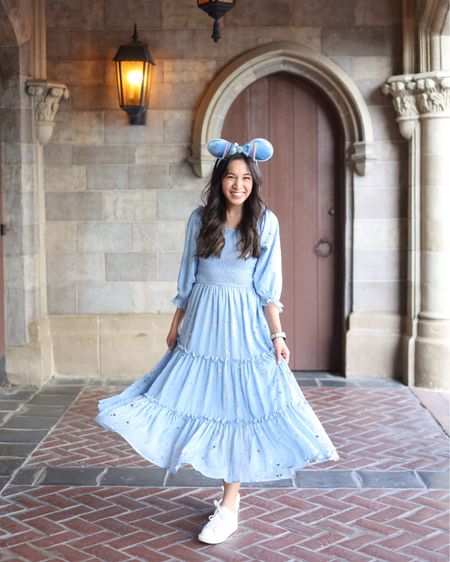 Cinderella vibes in this gorgeous dress! I wore it all day at Disney!