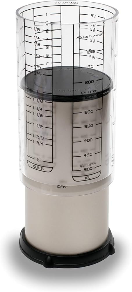 KitchenArt Professional Series 2 Cup Adjust-A-Cup, Champagne Satin, Adjustable, 1/8 to 2-Cup | Amazon (US)